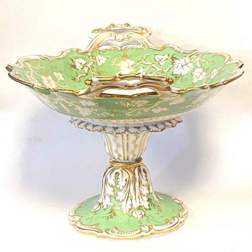Fine 19th Century Gilded Porcelain Comport image-1
