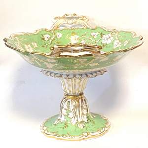 Fine 19th Century Gilded Porcelain Comport
