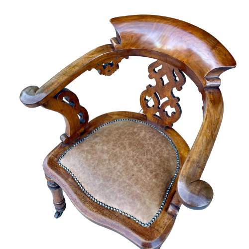Mahogany Desk Chair image-2