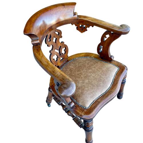 Mahogany Desk Chair image-3