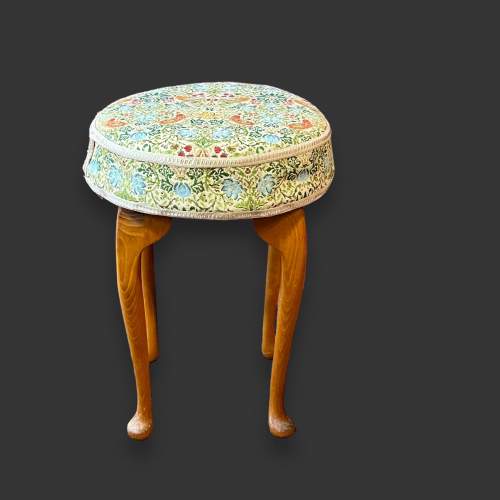 Reupholstered 20th Century Dressing Stool image-1