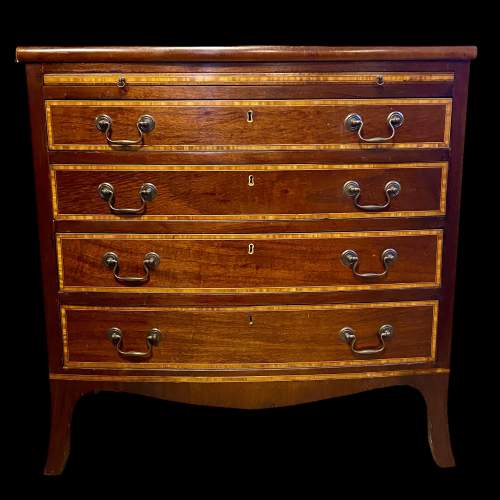 Early 20th Century Inlaid Mahogany Chest of Drawers image-4