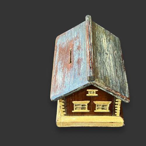 Small Vintage Cottage Money Box image-3