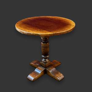 20th Century Titchmarsh and Goodwin Aged Oak Occasional Table