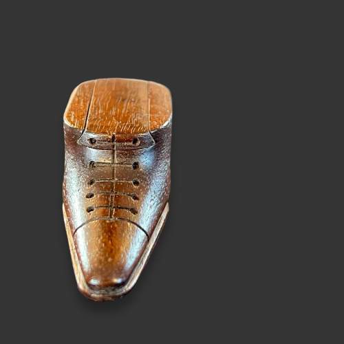 Victorian Rosewood Snuff Shoe image-2