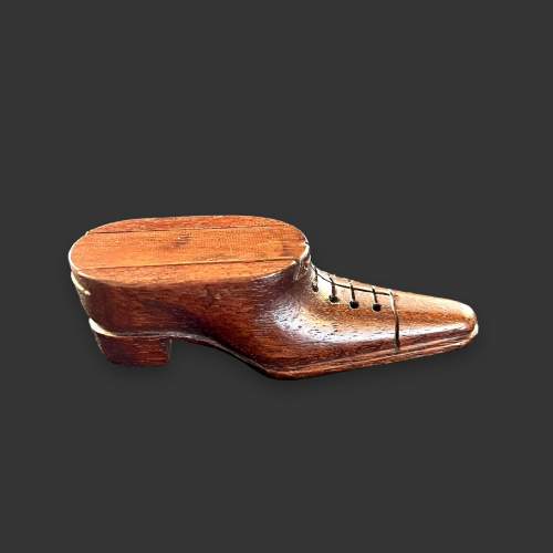 Victorian Rosewood Snuff Shoe image-3