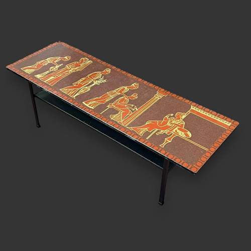 1960s Egyptian Design Formica Coffee Table image-1