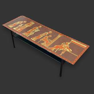 1960s Egyptian Design Formica Coffee Table