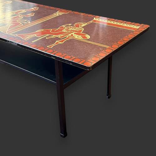 1960s Egyptian Design Formica Coffee Table image-4