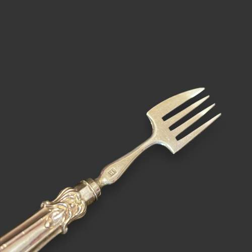 Mid 19th Century Silver Dessert Fork image-2