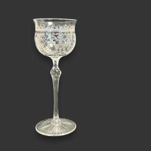 Early 20th Century Stourbridge Hock Glass