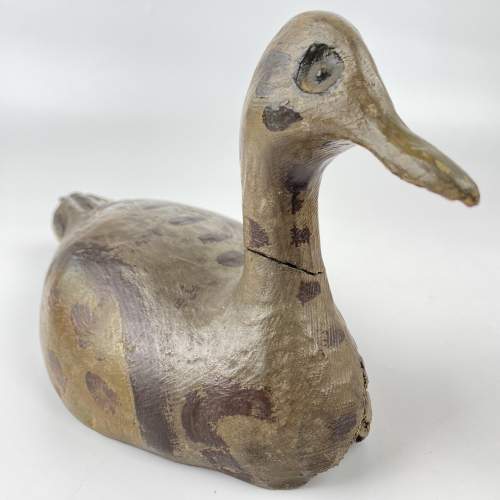 Victorian Decoy Duck - Hand Carved and a Beauty image-2