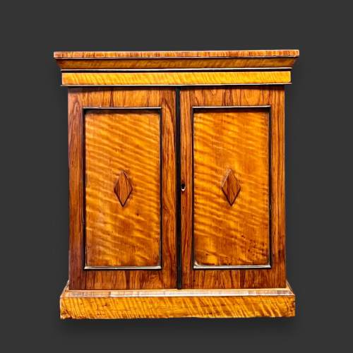 Victorian Satinwood Table Top Collectors Cabinet image-2