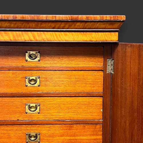 Victorian Satinwood Table Top Collectors Cabinet image-4