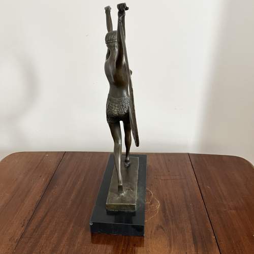 Large Art Deco Bronze Figure of a Ribbon Dancer image-4