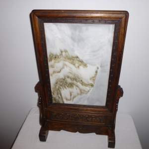 Oriental Table Screen with Dali Marble