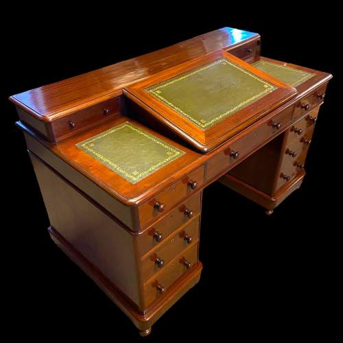 Victorian Mahogany Dickens Desk image-1
