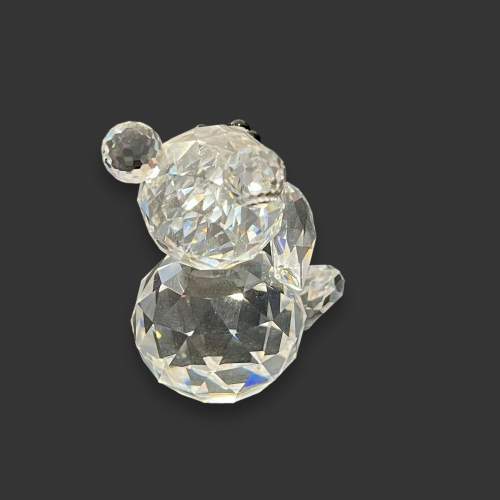 Swarovski Crystal Sitting Bear Figure image-3