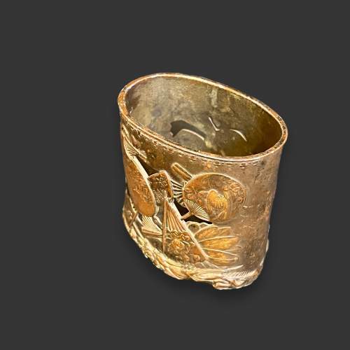 Japanese Bronzed Spelter Pot image-3