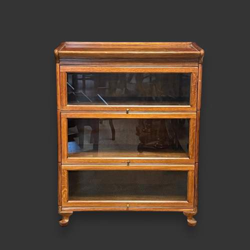 Early 20th Century Golden Oak Stacking Bookcase image-2