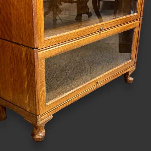 Early 20th Century Golden Oak Stacking Bookcase image-6