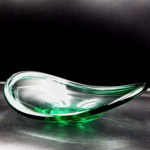 Holmegaard Per Lutken Design Mid 20th Century Selandia Glass Bowl image-4