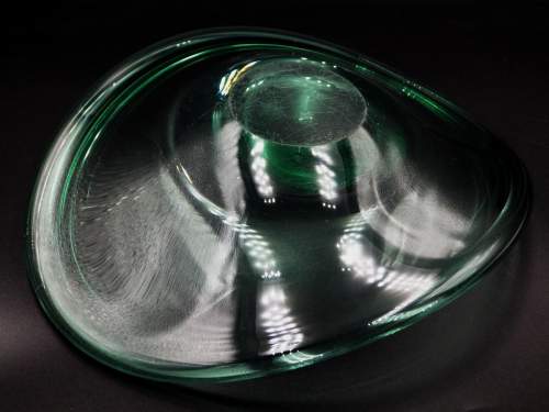 Holmegaard Per Lutken Design Mid 20th Century Selandia Glass Bowl image-5