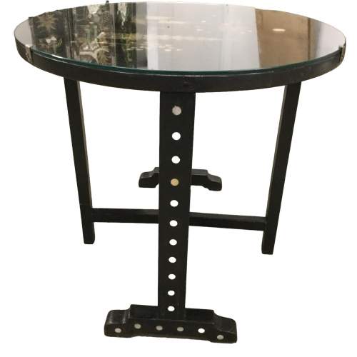 Chinese Black Lacquered Tilt Top Table image-3