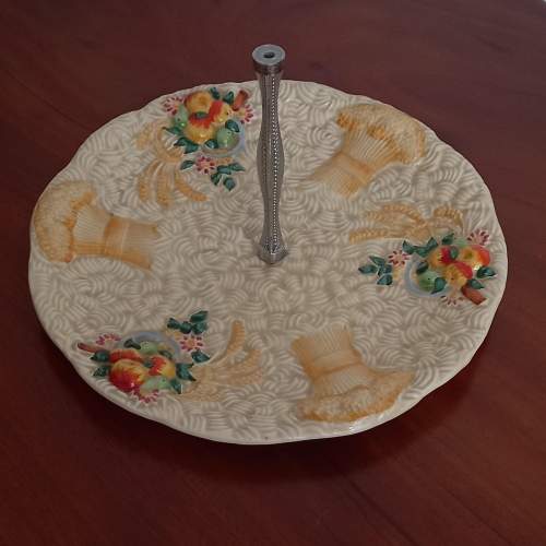 Clarice Cliff Celtic Harvest Graduated Two Tier Cake Stand image-4