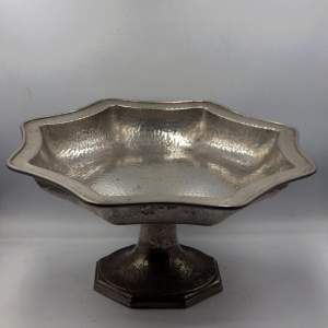 Arts & Crafts Early 1900s Period Pewter Frank Cobb Tazza Comport