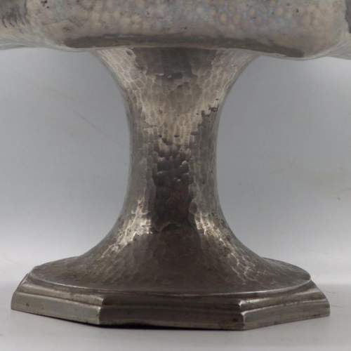 Arts & Crafts Early 1900s Period Pewter Frank Cobb Tazza Comport image-2