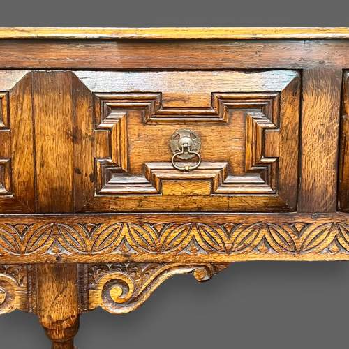 18th Century Style English Carved Oak Dresser Base image-5