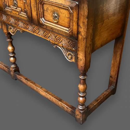 18th Century Style English Carved Oak Dresser Base image-6