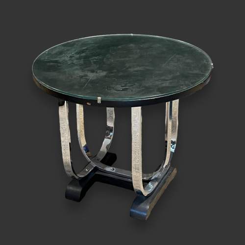 Art Deco Modernist Bowman Brothers Side Table image-1