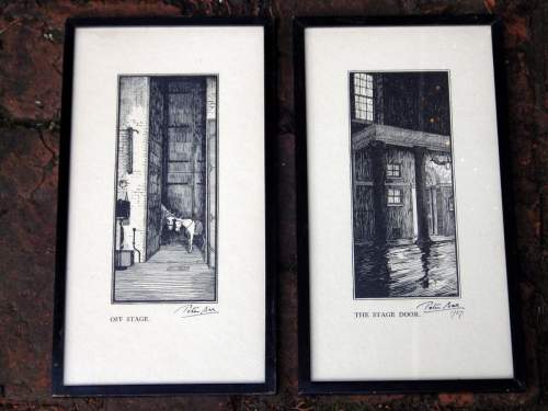 Peter Bax Theatre Collection of Five Signed 1920s Theatrical Prints image-2