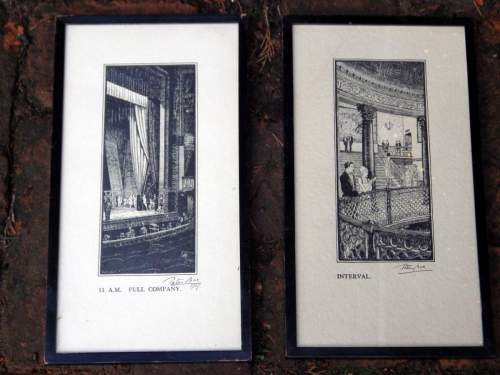 Peter Bax Theatre Collection of Five Signed 1920s Theatrical Prints image-4