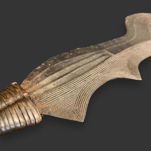 Antique African Tribal Bantu Ngulu Sword image-3