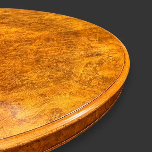Rare Early Victorian Pollard Oak Tilt Top Table image-2