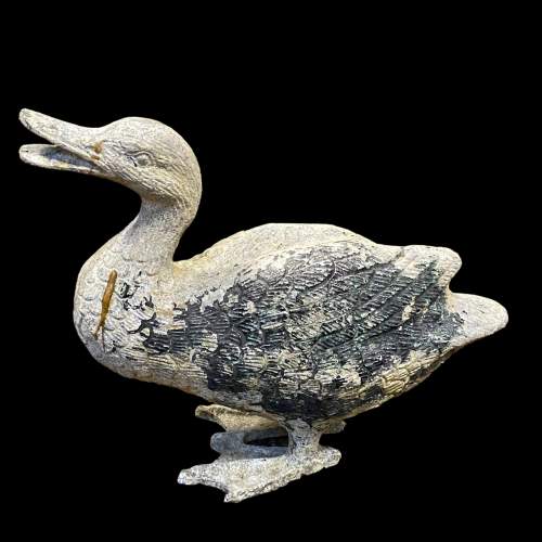Collection of Three Patinated Alloy Ducks and Goose image-3
