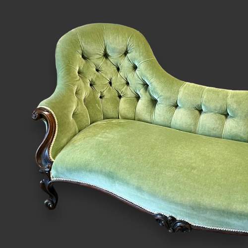 19th Century Serpentine Fronted D End Sofa image-4