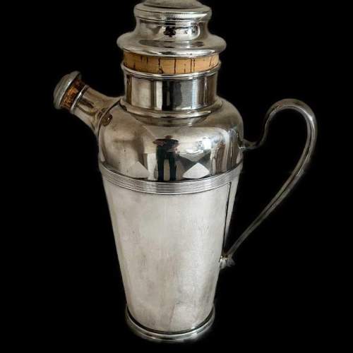 A Harrods Art Deco Cocktail Shaker Circa 1930 image-2