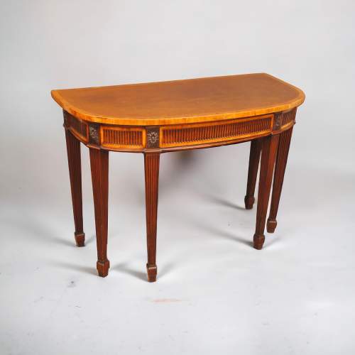 George III Period Mahogany Side or Serving Table image-1