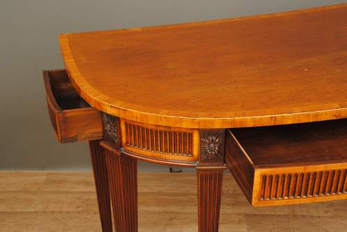 George III Period Mahogany Side or Serving Table image-4