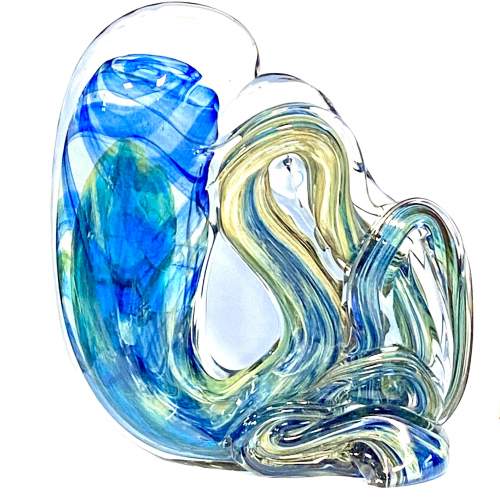 Mdina Glass Large Knot Sculpture image-1