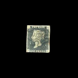 1840 1d Penny Black Queen Victoria Stamp