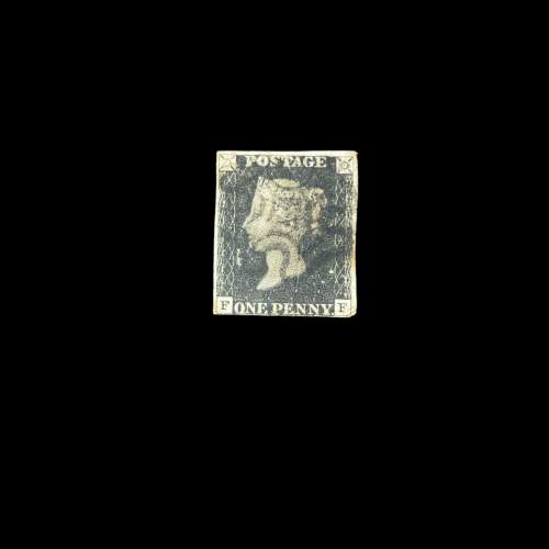 1840 1d Penny Black Queen Victoria Stamp image-3