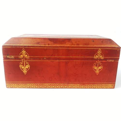 18th Century Fine Quality French Leather Casket image-4