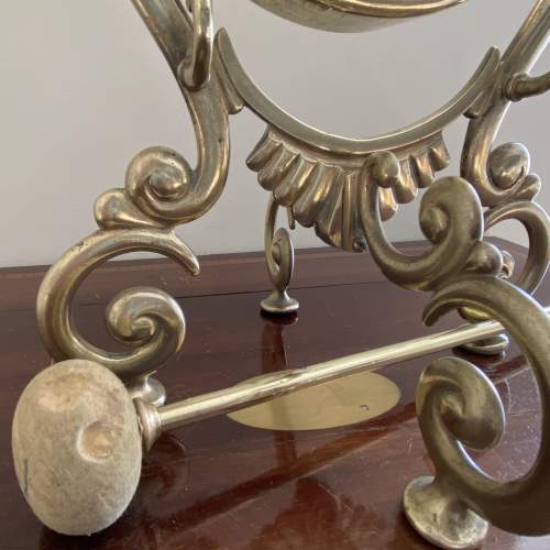 Large Brass Art Nouveau Table Gong image-5