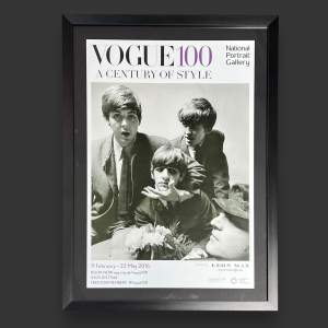 Original Poster for The Vogue 100 a Century of Style Exhibition