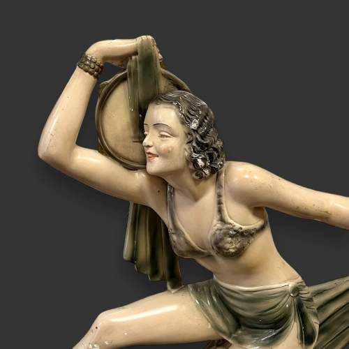 Art Deco Sculpture of a Dancer by Salvatore Melani image-2